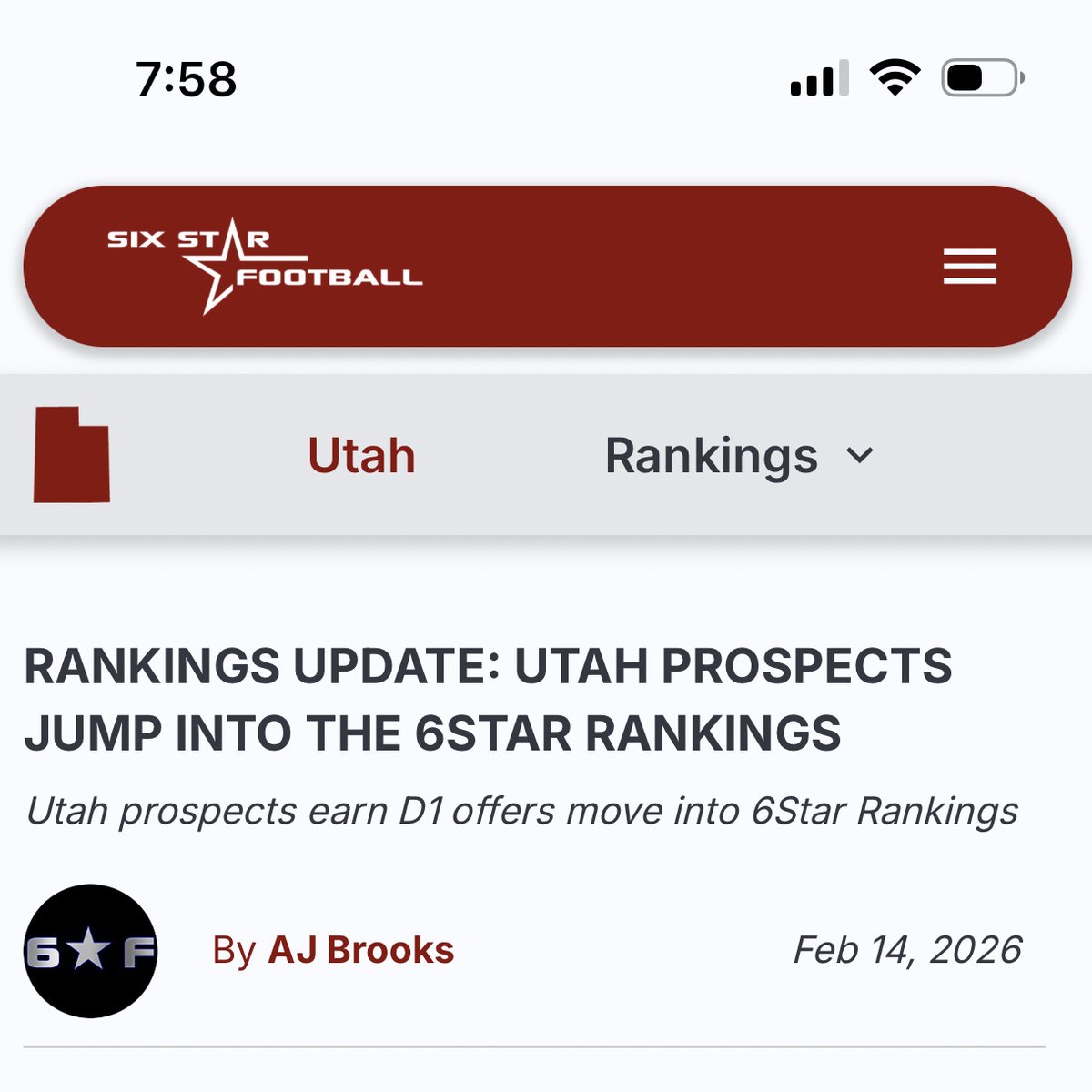 OmarianSanders's tweet photo. Huge thank you to @sixstarfootball
for recognizing my hard work and including me in their ⭐️ rankings 📈‼️ Grateful for the acknowledgment and motivation to keep pushing myself. 👍🏾🏈 @skyridgefb #OFFERSZN #Team1st #AthleticIntelligence https://t.co/NRj1EioZ08