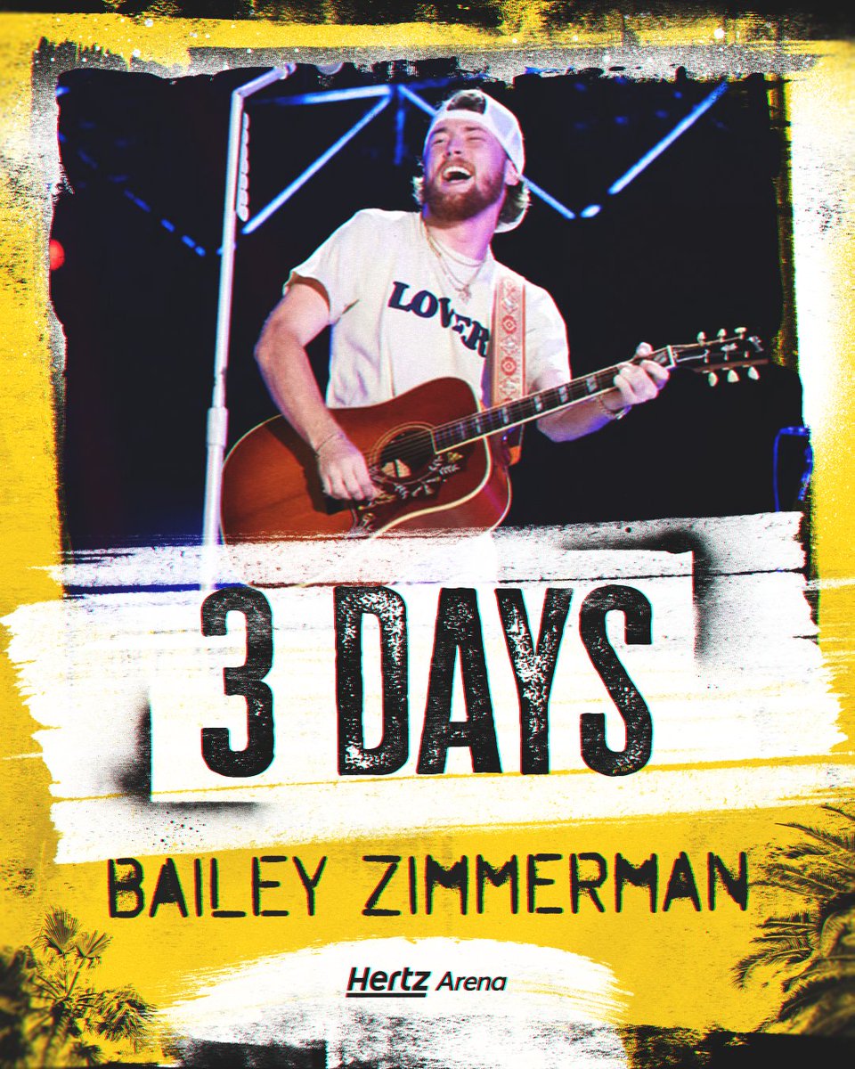 3 DAYS🔥
Bring your boots and your best sing-along voice.🤠

🎟️bit.ly/BZatHertzArena