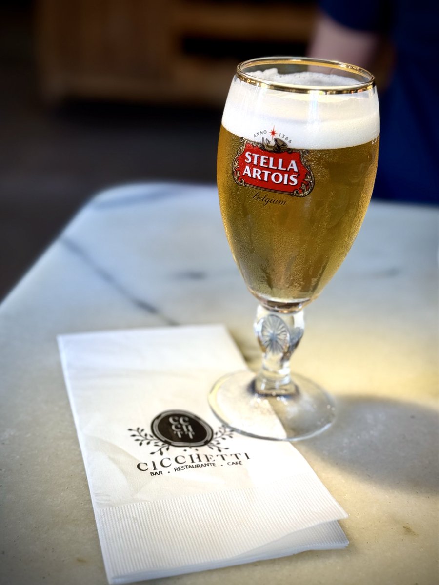 Uma cerveja antes do almoço é muito bom….