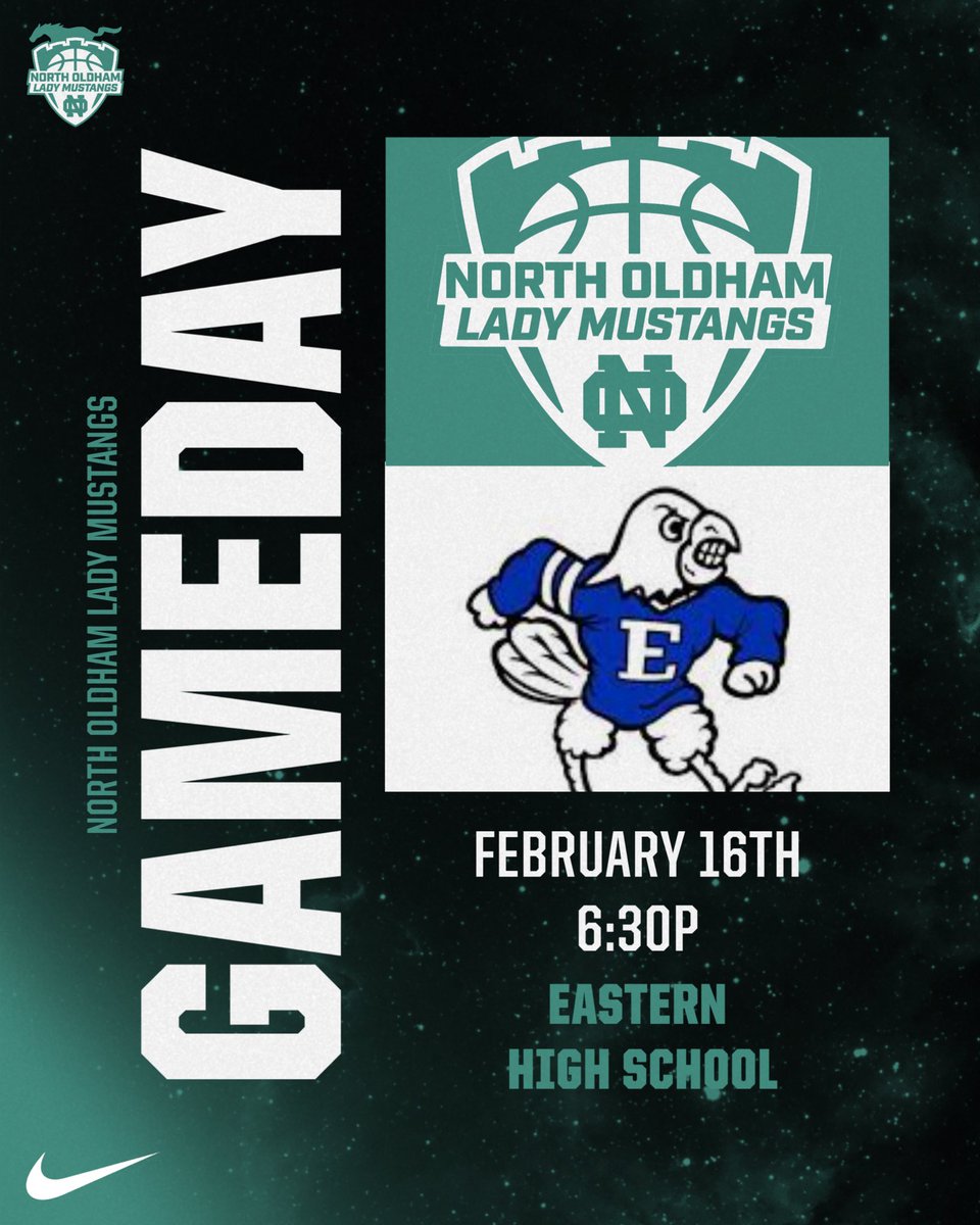 The Lady Mustangs begin the last week of regular season on the road this evening for a matchup against a very experienced and big Eastern team!

⏰ 6:30p Varsity only
📍Eastern High School