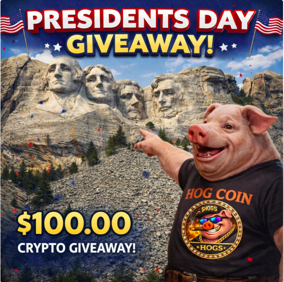 🚨 Presidents Day $100 Giveaway 🚨
 🎉 $100 Crypto Giveaway!

Two lucky winners will be drawn in 24 hours and notified via DM. 
To enter:
✅ Like
✅ Follow
✅ Repost

Don’t miss out—get your entries in now! 🚀
#CryptoCommunity  #CryptoGiveaway  #SolanaGiveaway