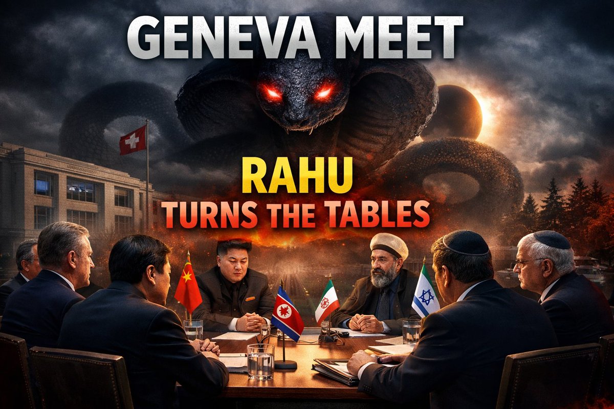 astrodocanil's tweet photo. Check out this article: Eclipse, Rahu & The Air Convergence: Is Geneva a Diplomatic Trap? - https://t.co/ZZE6kVKYOa #GenevaMeet2026
#SolarEclipse2026
#RahuAffliction
#MarsRahu
#AquariusStellium
#GeopoliticalTensions
#AstrologyPredictions
#MundaneAstrology
#GlobalAlignment
#EclipseEffect
#AstroAnalysis