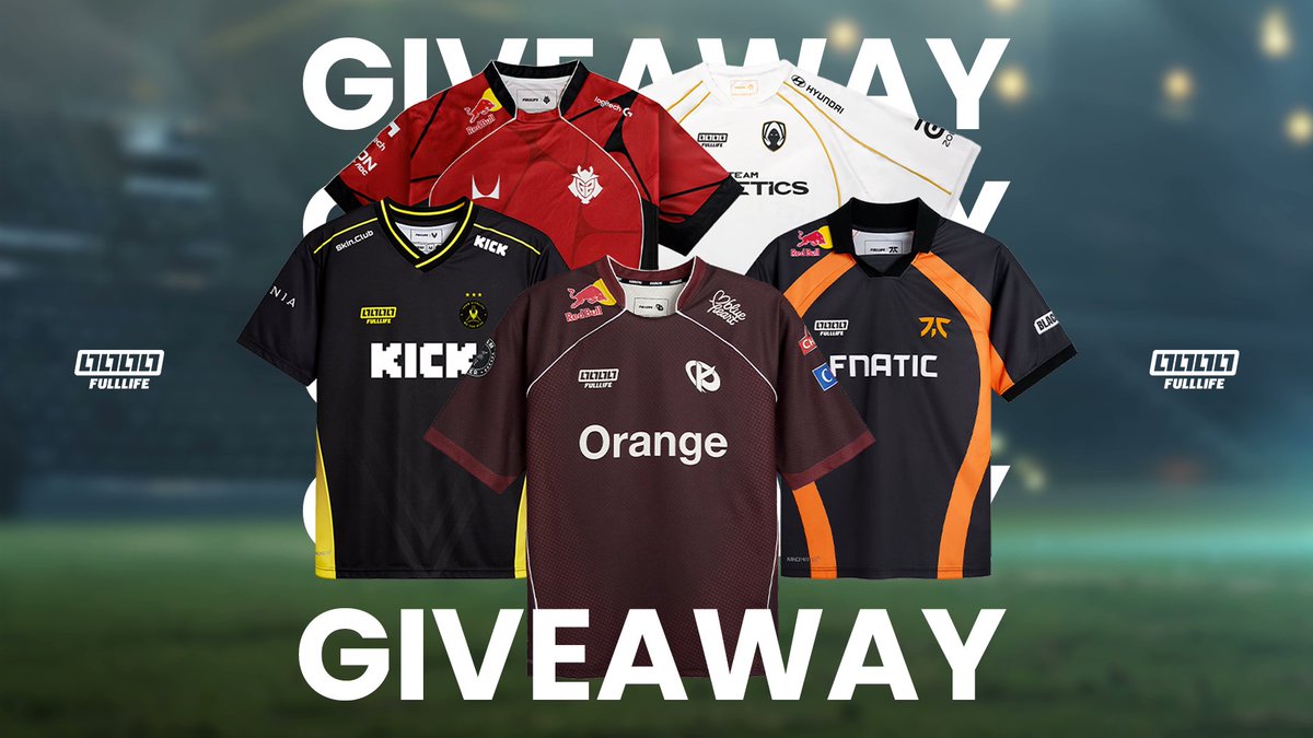 👊🏻 GIVEAWAY 👊🏻

Quelle équipe Fulllife gagnera la <a href="/LEC/">LEC</a> Versus ?
Nos 5 équipes sont qualifiées alors on fait gagner un maillot à 5 d'entre vous ! Pour participer :

🔁 RT
❤️ Follow <a href="/Fulllife_fr/">Fulllife</a>

Les gagnants pourront choisir le maillot de leur équipe préférée. TAS le 02/03

Que la