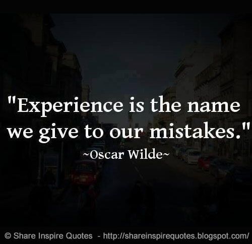QuotesShare's tweet image. Experience is the name we give to our mistakes. – Oscar Wilde

#OscarWilde #LifeExperience #LearnFromMistakes #Wisdom #QuoteOfTheDay #GrowthMindset #Philosophy #Quotes #ShareInspireQuotes