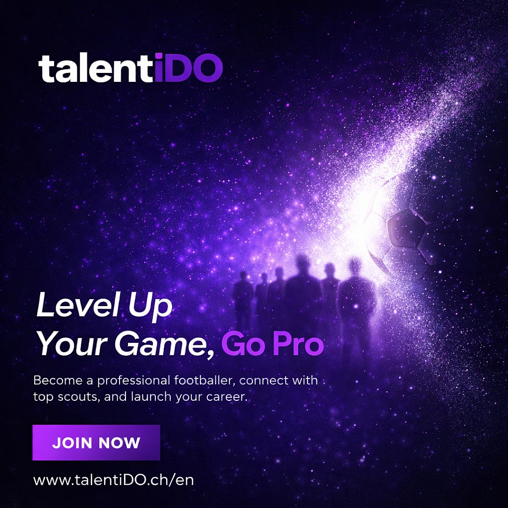TalentIDO_'s tweet photo. Most players train. Very few actually move forward.

The difference is not effort.
It is exposure, structure, and being seen at the right time.

One decision shifts the entire trajectory.
From random training to a defined pathway.
From potential to progression.

This is where serious journeys begin.
https://t.co/nuH0iEP18i

#FootballDevelopment
#FutureFootballers
#NextLevelFootball
#TalentPathway
#SwissFootball