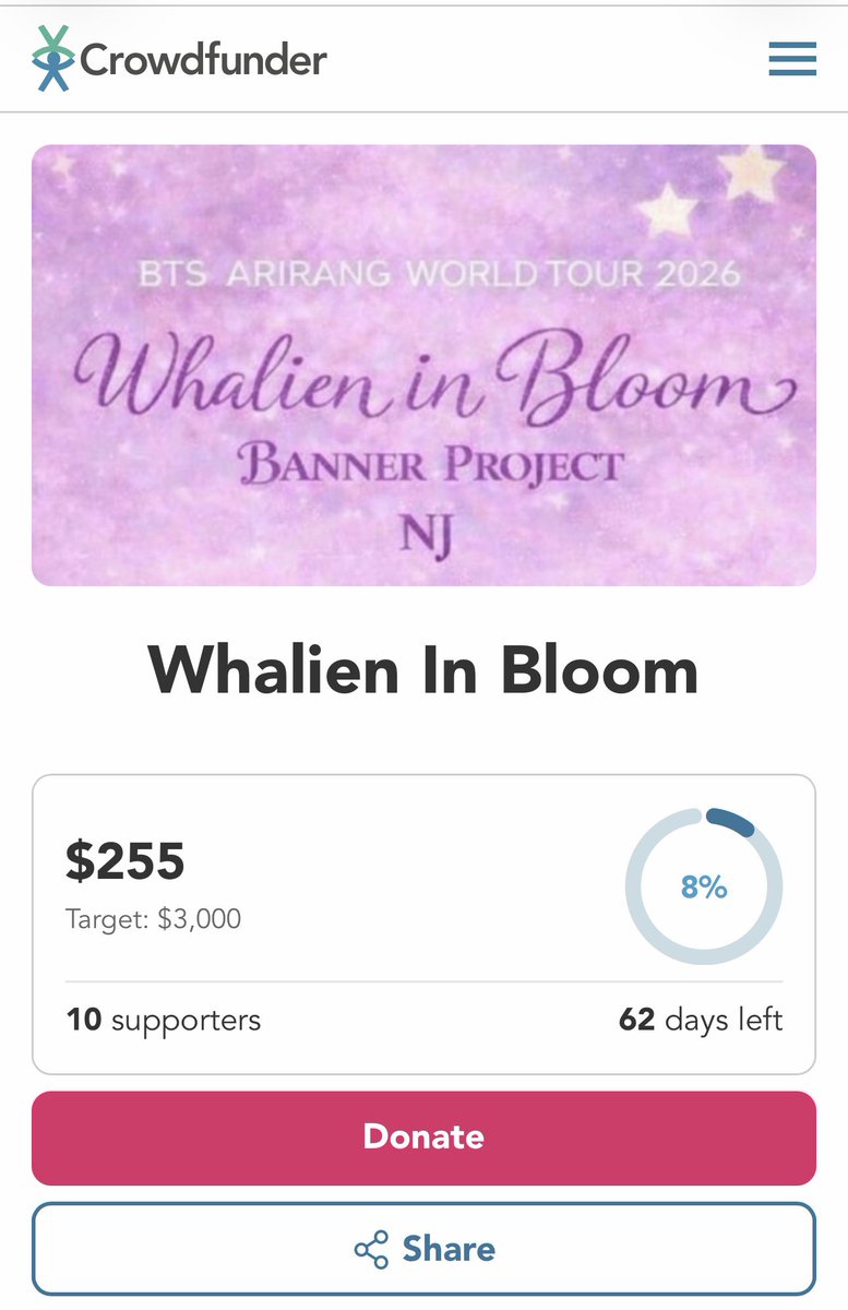 whalieninbloom's tweet photo. Calling all ARMY 💜 Help us bring this project to life by sharing, reposting, and supporting if you can. Thank you for being part of this journey!

Link in bio!!

#BTS_WORLDTOUR #BTS_WORLD_TOUR_NJ https://t.co/wQLVJk6Emn