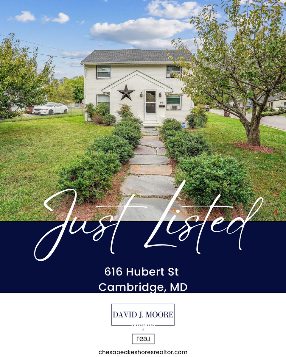 RealtorDJM's tweet photo. 🏡 Just Listed in Cambridge, MD!

Charming 2 🛏 | 2 🛁 home fully renovated in recent years and ready for its next owner!

✔️ Functional layout
✔️ Comfortable living spaces
✔️ Minor TLC = instant equity potential
✔️ Close to downtown &amp; waterfront

📩 Message us! https://t.co/MRmGuRwooj