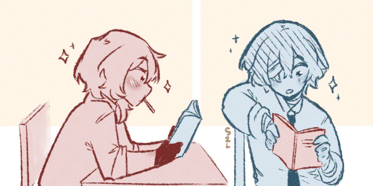 valentines date idea: read each other's books/fanfics :3c

#bsd #skk #soukoku