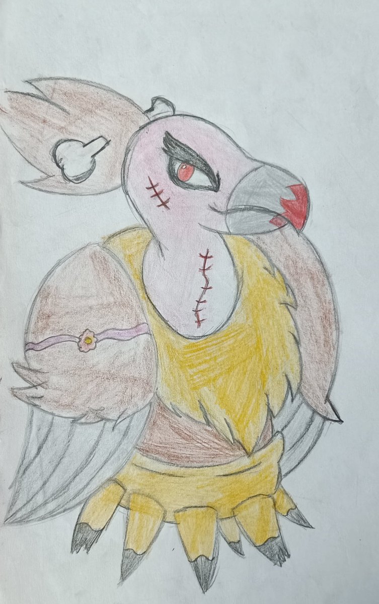 Mandibuzz!!!!!! ^^
That's my first Pokemon bird art.....and I'm really satisfied. Look good....I guess 😅

<a href="/BlastPhox/">水Ｅｓｉｏｔ．ＢＤ火</a>, as I mentioned yesterday, it was the perfect opportunity to draw her ^^