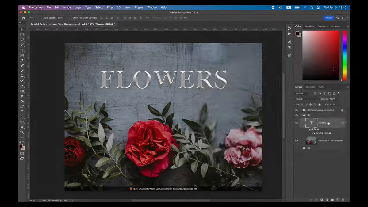 khushepandey00's tweet photo. #day32
#75dayschallenge
Today I learnt about Text Effects (Bevel/Emboss/Shadow).
@IETE_BITS https://t.co/IgTjBapeH5