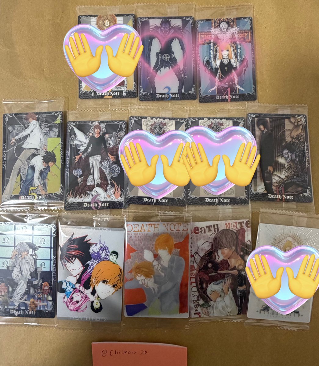 Chiimaru_20's tweet photo. @_llorz_ 夜分遅くに失礼致します。同種交換が決まりましたので是非異種で交換をお願いしたいです！画像お借りし、♡印つけさせていただいたものと交換希望なのですが、ご希望のカードはございますか？(個人的には上段の2枚を含めていただけますと幸いです…！)よろしくお願いいたします🙇‍♀️ https://t.co/SCkrk4Dm3s