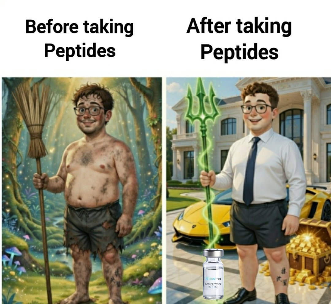 No one can change you, but not with Peptides.