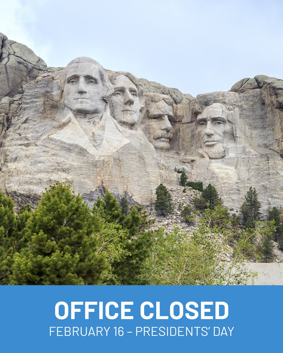 Team NiSCA’s offices will be closed on Monday, February 16, in observance of Presidents’ Day.

#presidentsday #presidents #usa #holiday #holidayclosure