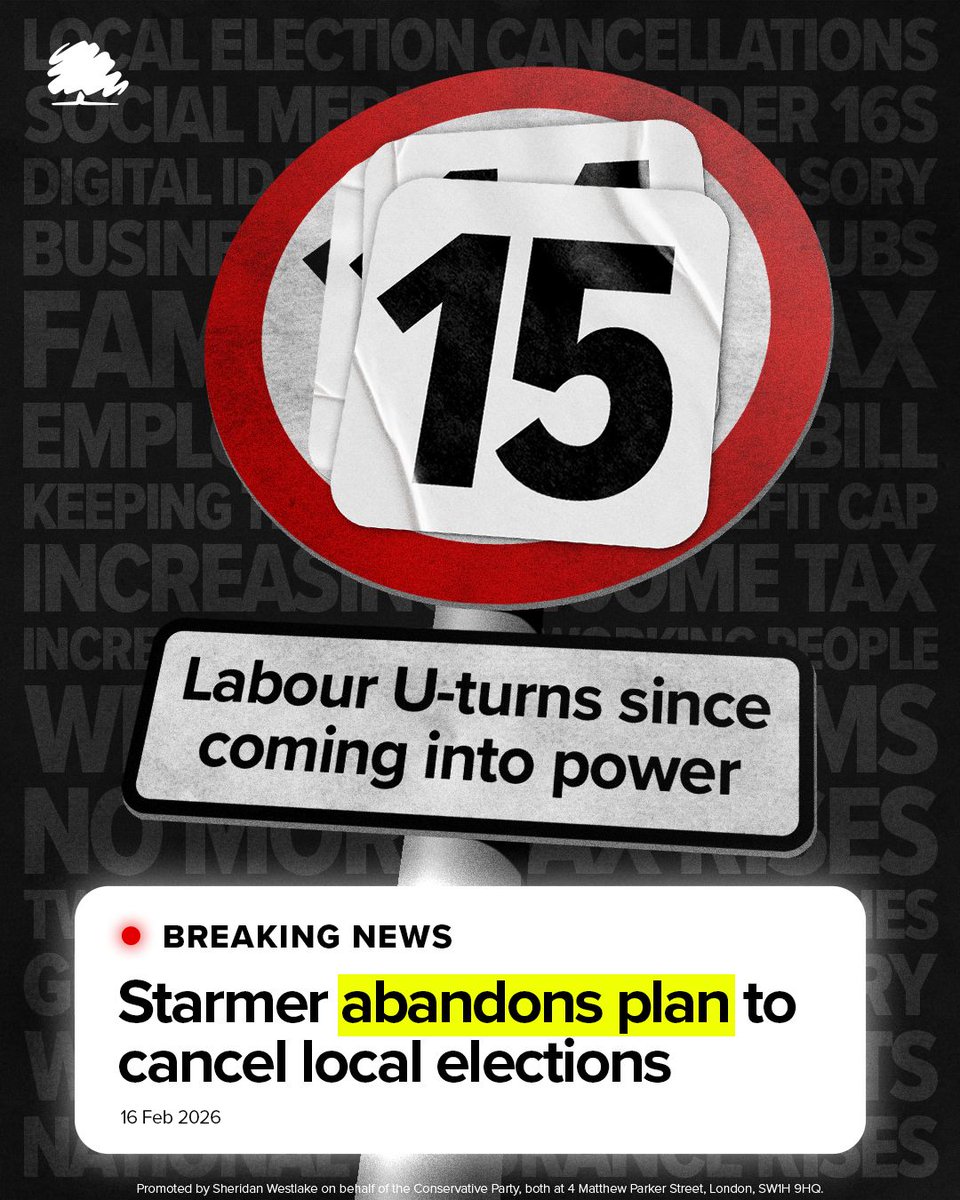 Conservatives tweet media