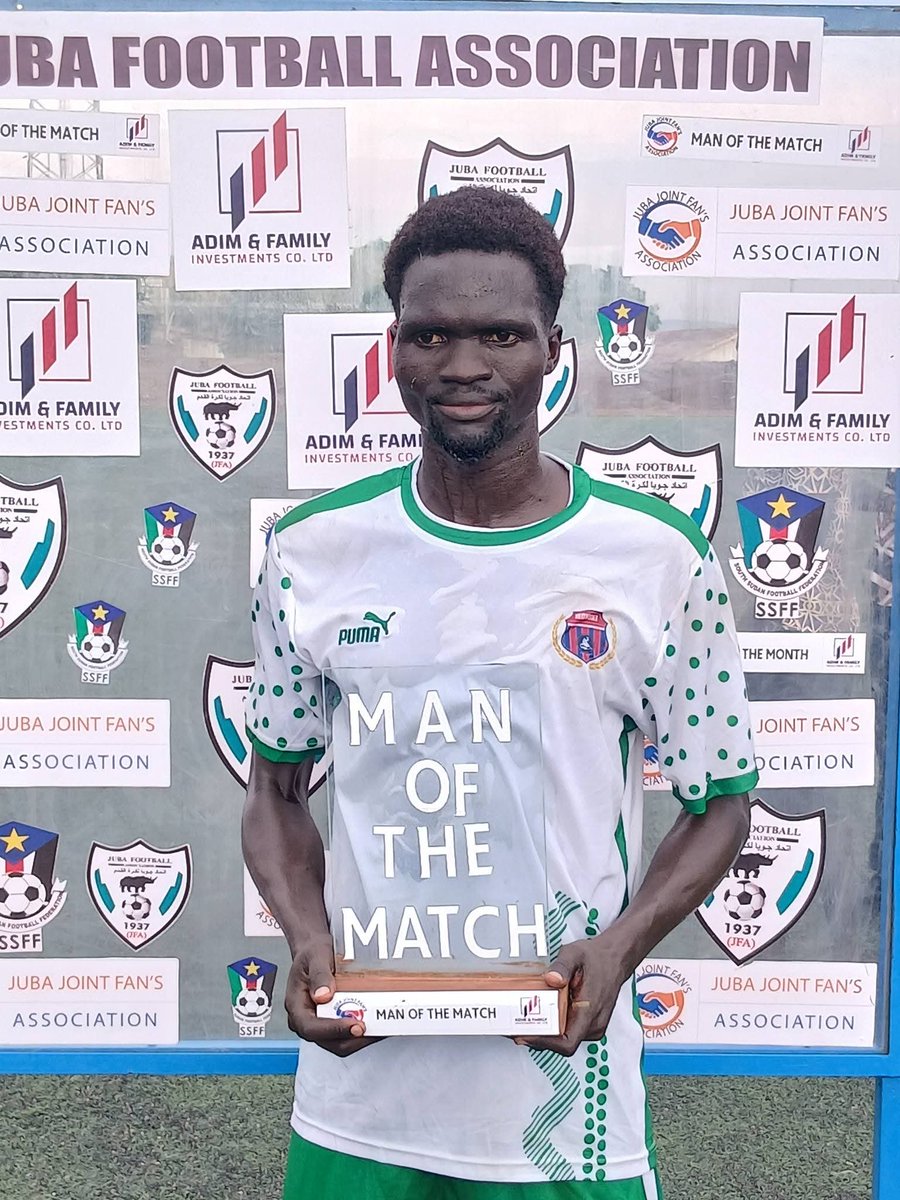 Muyang Joseph MJ  was voted as Juba Joint fan Association  valuable player of the match (MVP) after scoring a late goal against VIVA STAR FC in our today's game.

FT' Viva star Fc 0-1 Munuki Sc
