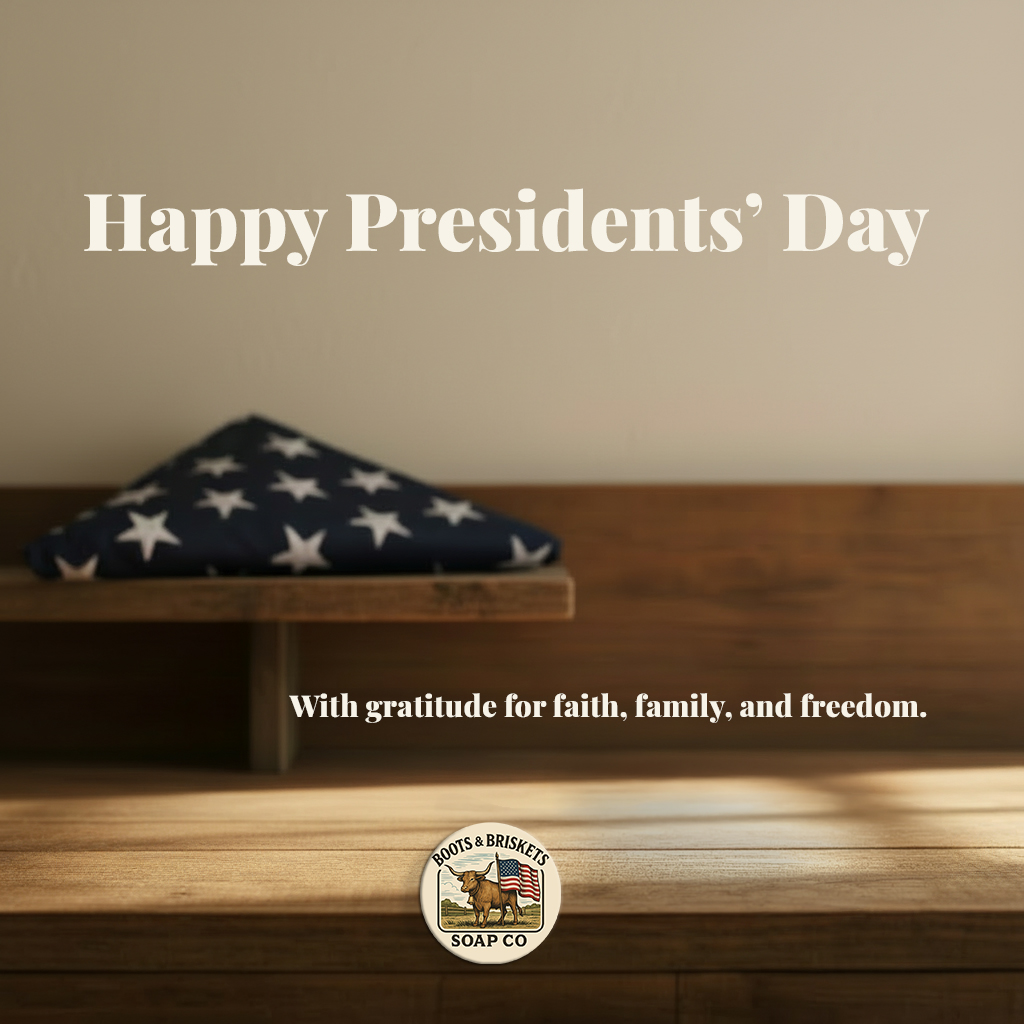 BnBSoapCo's tweet photo. Happy Presidents’ Day.

This day, officially recognized as Washington’s Birthday, has grown into a moment to honor not only George Washington, but all U.S. presidents who have carried the responsibility of leading this country.

As we enjoy the blessing of another peaceful transfer of leadership and the freedoms we still hold, our family pauses with gratitude for faith, family, and freedom. 

May God continue to guide this nation.

#PresidentsDay #WashingtonsBirthday #GodBlessAmerica #VeteranOwnedBusiness