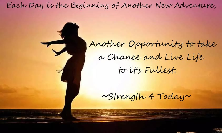 Strengthfor2day's tweet photo. Each Day Is The Beginning
Of Another New Adventure,
Another Opportunity To Take A Chance
And Live Life To It's Fullest.
#EachDay #Beginning #NewAdventure #Opportunity #Chance #LIveLife #Fullest #Recovery #Awakening #Lifestyle #SelfAwareness #RecoveryPosse #Strengthfor2day https://t.co/FE4ynIQ3E6