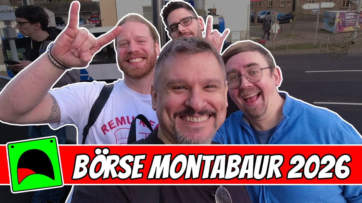 NEUES VIDEO: Nach zwei Jahren Pause hab ich mich am Anfang Februar wieder auf den Weg nach Montabaur gemacht, um mich auf der 15. Spiele &amp; Konsolenbörse herumzutreiben...
youtu.be/MG78F2zplOE