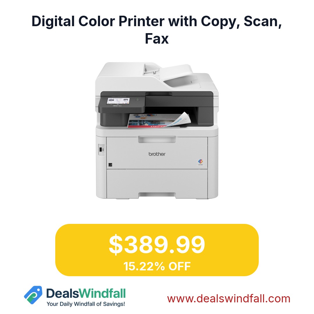art_influe70788's tweet image. Brother MFC-L3765CDW Color Printer - $389.99 $389.99 (15.22% OFF) at Costco. See details: dealswindfall.com/?deal=8920 #dealswindfall #brotherprinter #colorprinter #officeequipment #wirelessprinting #costcodeals