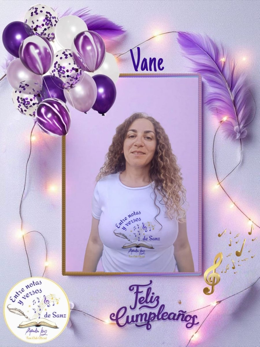 Hoy celebramos la vida! 
Hoy es tu día <a href="/VANESNU/">VANESSA</a>
Feliz vuelta al sol!! 🎂🥳
En la familia de <a href="/NotasVersosSanz/">Entre Notas y Versos de Sanz</a> estamos de fiesta, te unes <a href="/AlejandroSanz/">Alejandro Sanz</a> ?
#CumpleSanzero #EntreNotasYVersosDeSanz