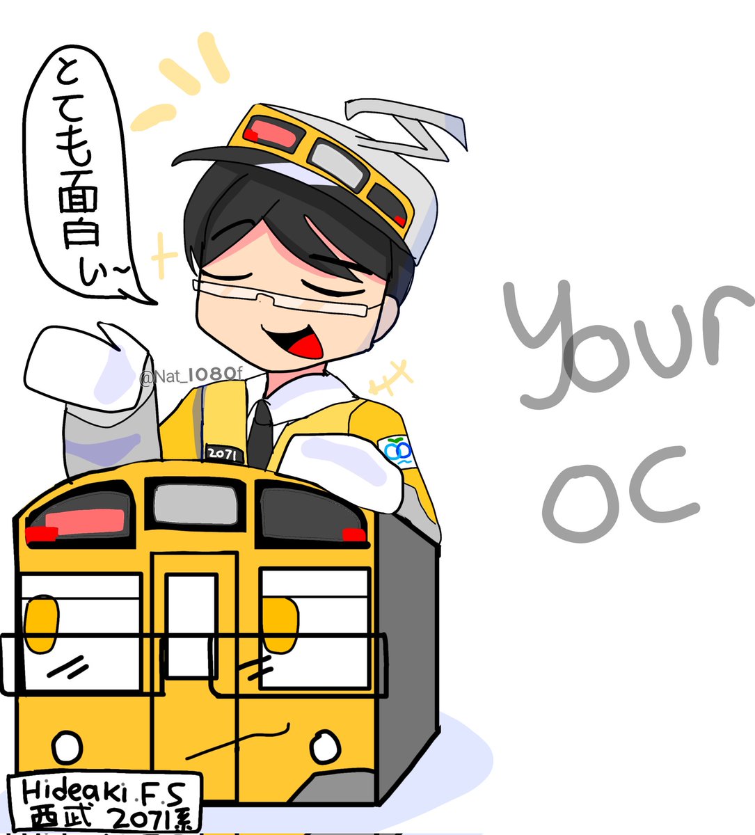 Nata_1080f's tweet photo. 西武2071/72f系と西武2065/66f系
[コラボしたい場合はタグ付けを忘れないでください]
コラボ相手: @uzunioc 
#西武2000系 #西武鉄道 #鉄道 #擬人化 #電車擬人化 https://t.co/JQqVgQDILi