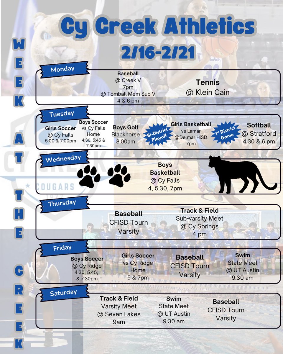 Cy Creek Athletics tweet media