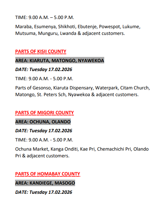 Kenya Power tweet media