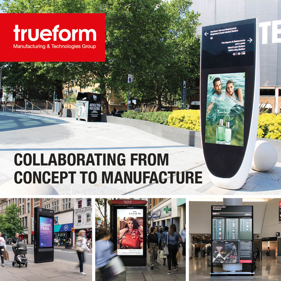 TrueformGroup's tweet image. At Trueform we collaborate with architects &amp;amp; clients from concept to delivery, creating striking, precision-built #shelters, #signage &amp;amp; #digitalinfrastructure for partners like Transport for London and major UK airports. trueform.com
#Collaboration #DesignExcellence