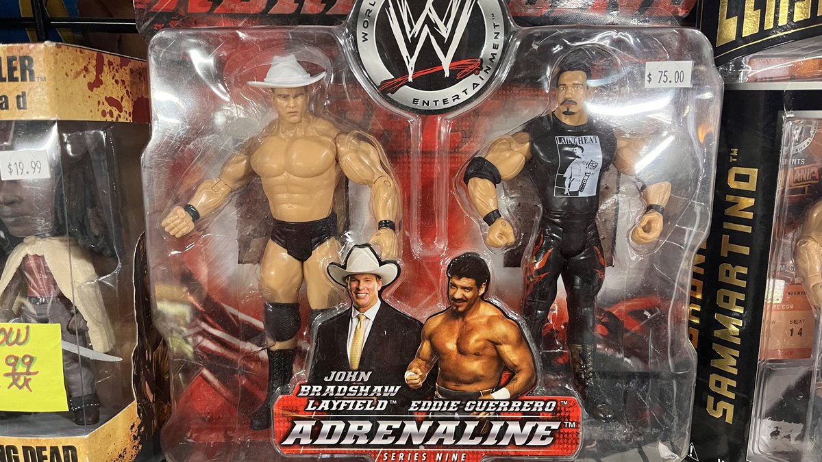 Granted I’m not much into collecting wrestling figures, but is this JBL/Eddie Guerrero really worth $75?