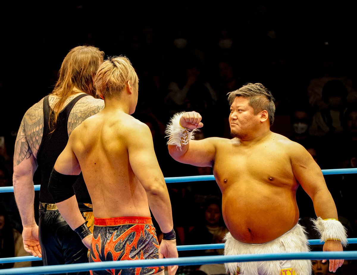 meg_miitan's tweet image. 2026.2.15 後楽園ホール
#ajpw #ToC #タロース #jacktalos #綾部蓮 #羆嵐
なんだか羆嵐さんが可愛く見えてしまう😳🐻💕