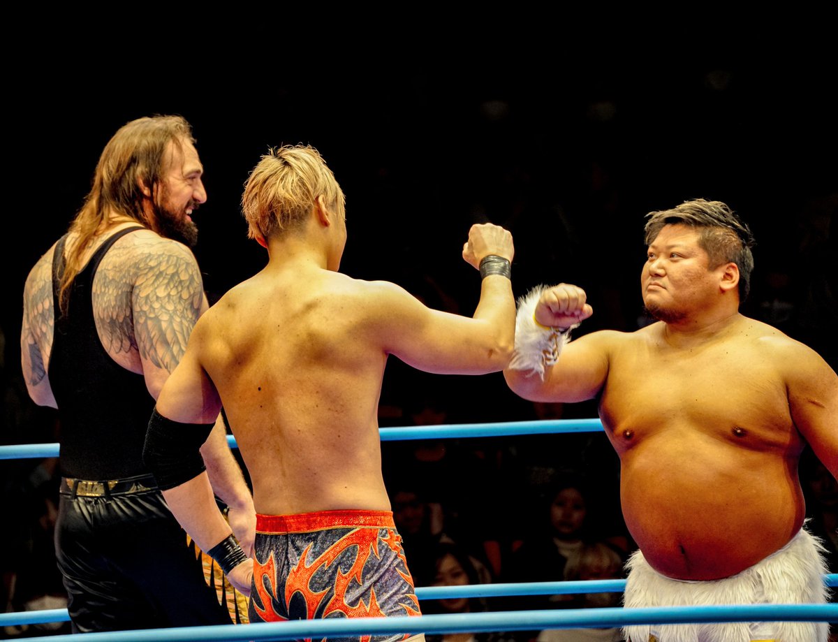 meg_miitan's tweet image. 2026.2.15 後楽園ホール
#ajpw #ToC #タロース #jacktalos #綾部蓮 #羆嵐
なんだか羆嵐さんが可愛く見えてしまう😳🐻💕