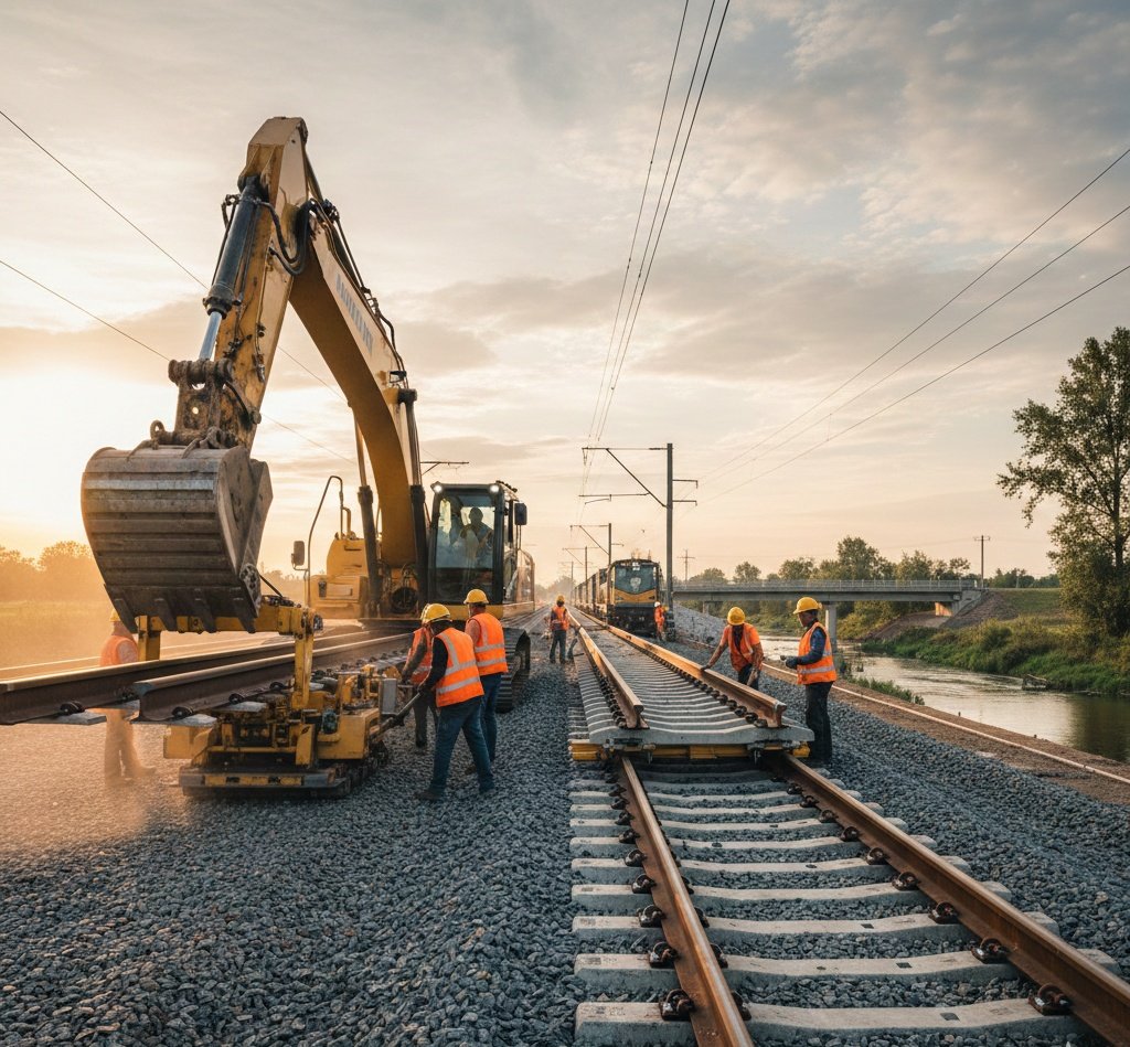 ‼️Le Sénégal poursuit la remise à niveau de la ligne Dakar – Tambacounda (464 km) pour désenclaver l’intérieur du pays .

🔹 À ce stade, 37 km de voies ont été reconstruits, 10 000 traverses remplacées et 70 000 tonnes de ballast posées .

💰 Le projet global est évalué à 1 500