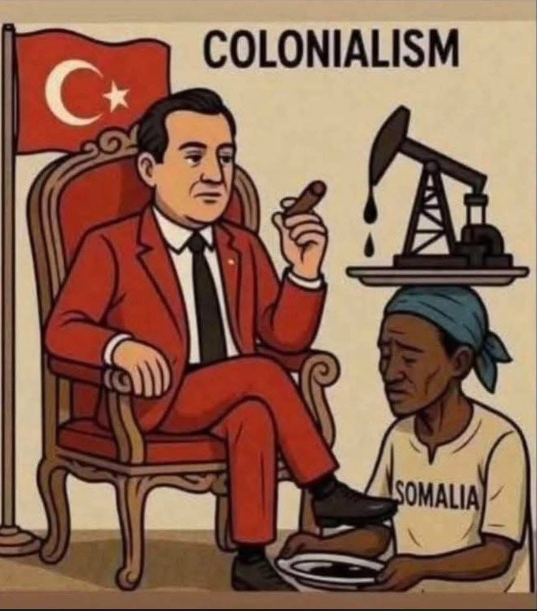 Dacaradam's tweet photo. The new economic colonizer. 🇹🇷🇸🇴 https://t.co/q8XKaIz6Po