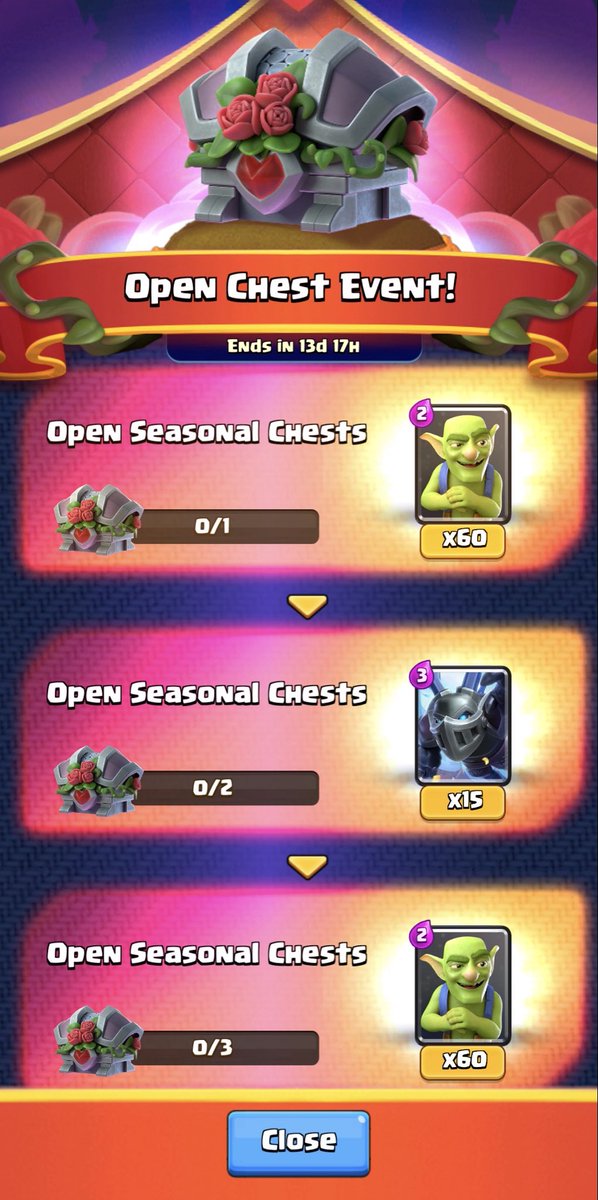 I really thought things couldn’t get worse but what are these rewards? they are pure filler for the evo box at the end which literally never upgrades #ClashRoyale
