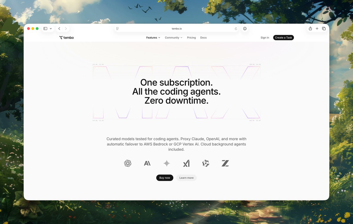 Subscription page