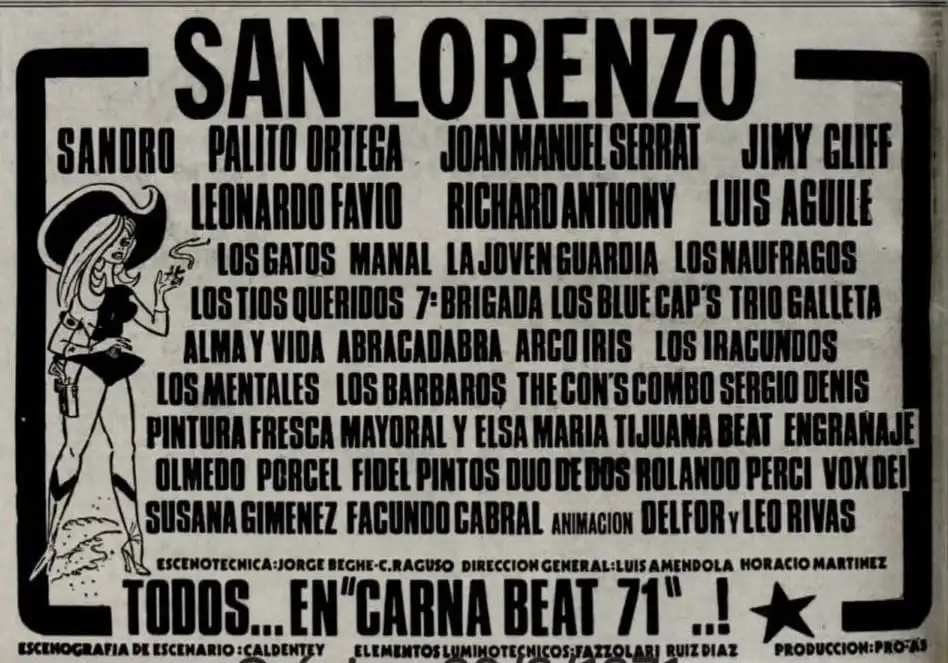 MundoAzulgrana's tweet image. Carnaval en el Gasómetro de 1971: ¡Mirá los artistas que iban a San Lorenzo!

Es necesario el estadio en avenida La Plata.