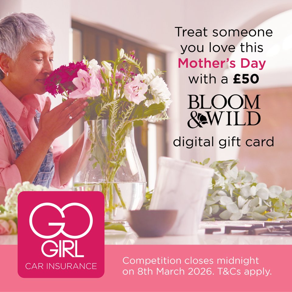 🌸 GIVEAWAY 🌸

Win a £50 Bloom &amp; Wild digital gift card! Perfect for Mother’s Day or a treat for yourself 💐 

Follow us, like &amp; RT, then enter via the link 👇
gogirl.co.uk/news-and-advic…

Ends 08/03/26 🍀
#GoGirlGiveaway #Win #Competition #BloomAndWild #UKGiveaway#UKGiveaway #Prize