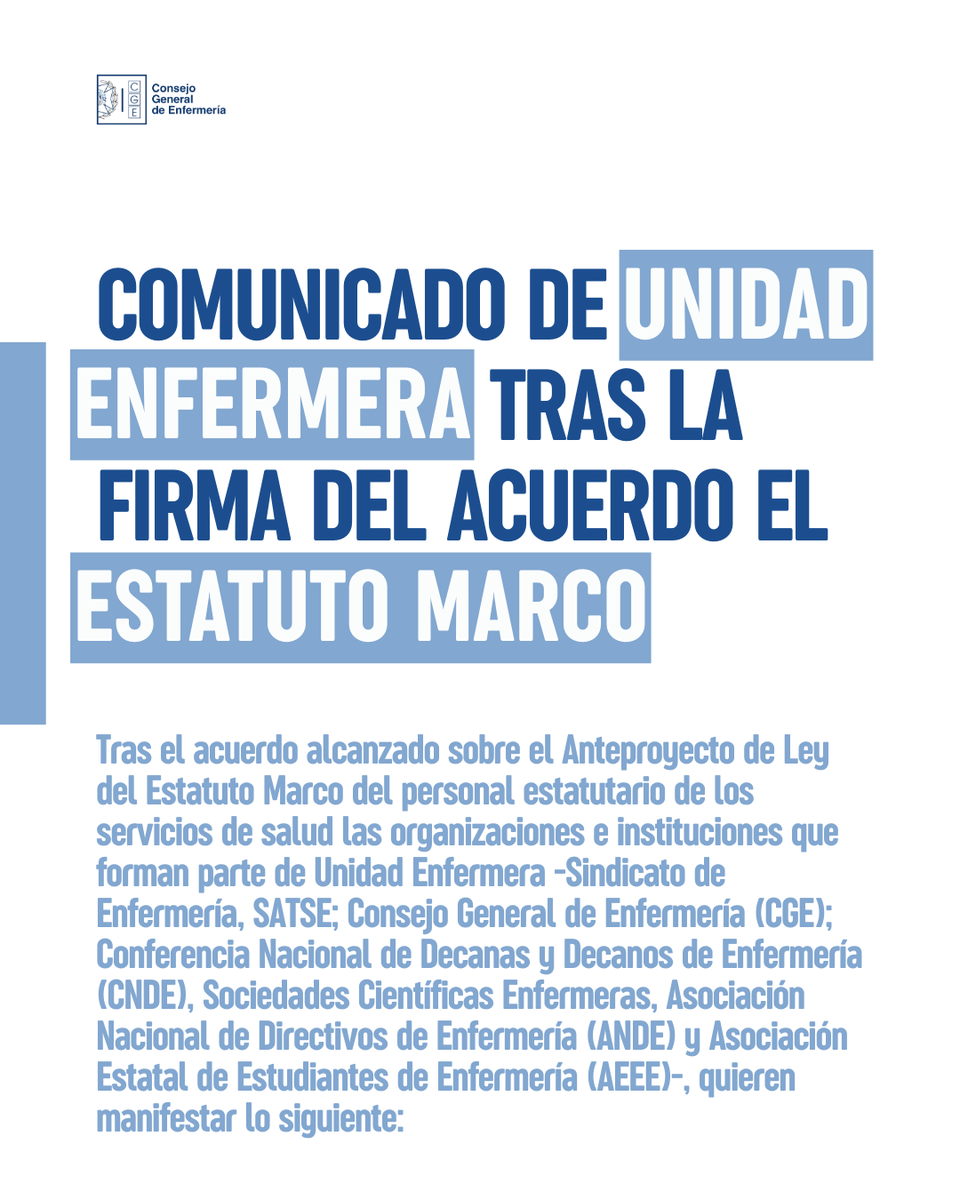 Consejo General de Enfermería tweet media