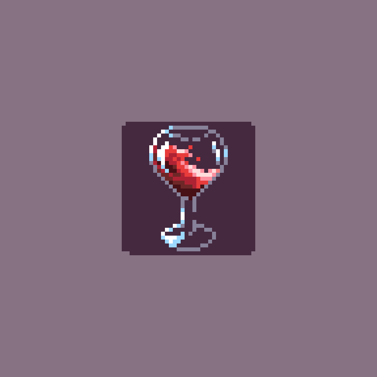 PixCorgi's tweet photo. 32x32 Glass of Wine 🍷

#pixelart #ドット絵 #weeklypixels https://t.co/Zhd76nGBoA