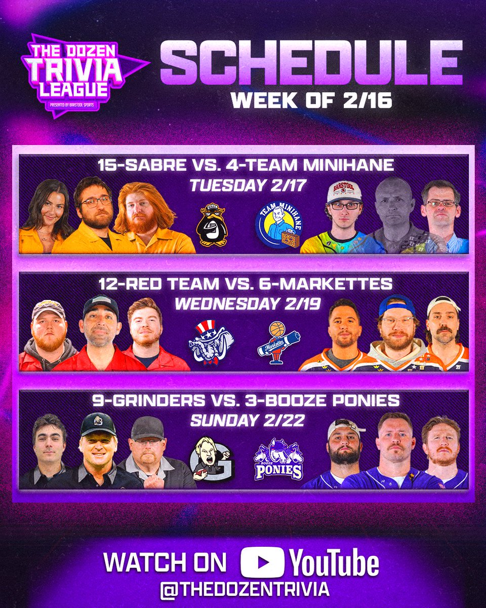 The Dozen Trivia tweet media