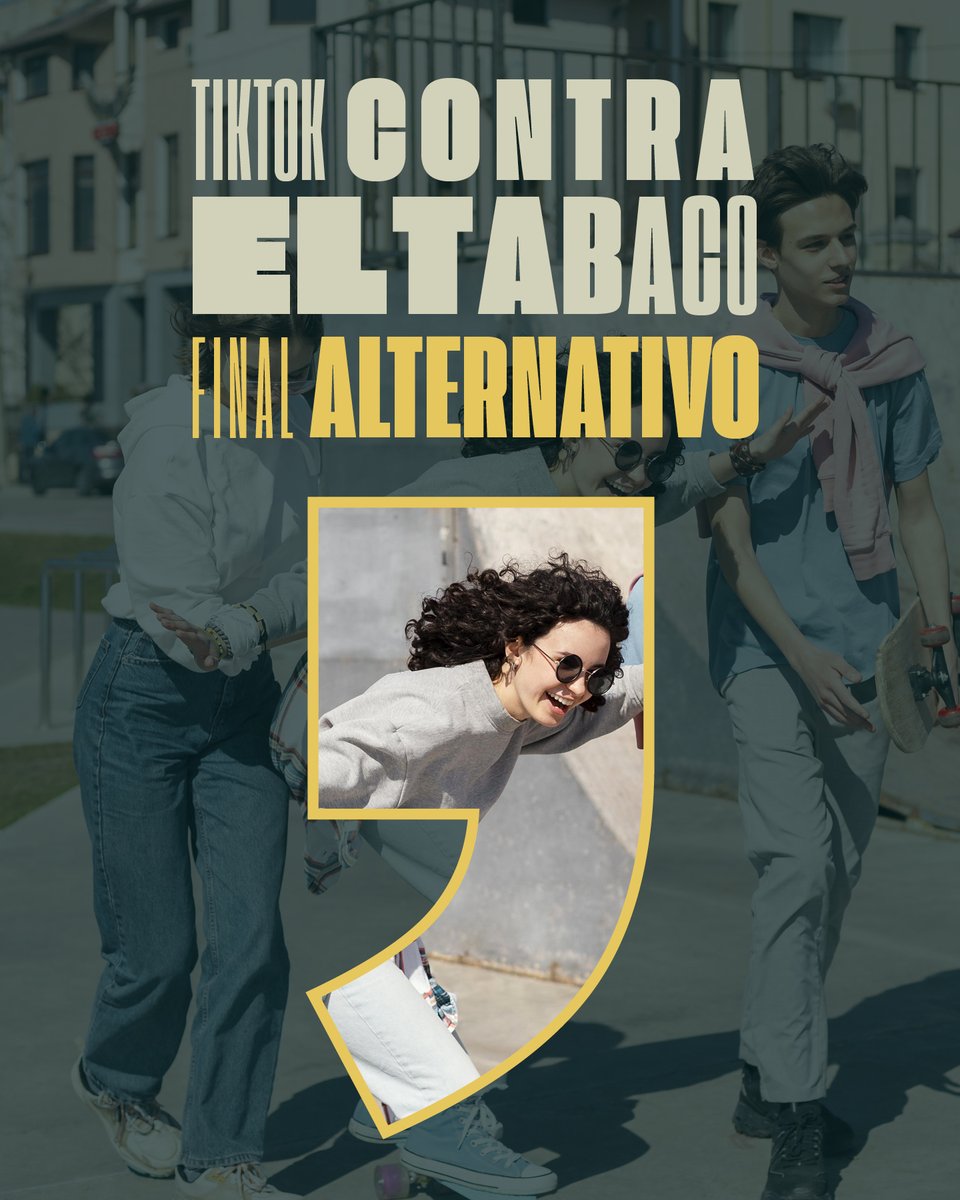 ⭕Últimos días: El GECP y <a href="/BMSIberia/">Bristol Myers Squibb España & Portugal</a> lanzan una nueva edición del concurso “No dejes que el tabaco entre en tu vida #QuePasariaSi” para jóvenes de 12 a 16 años.
🗣️Crea un TikTok con dos finales:
➡️ Con humo (fumando o vapeando)
➡️ Sin humo
🤔 Muestra cómo una decisión lo cambia
