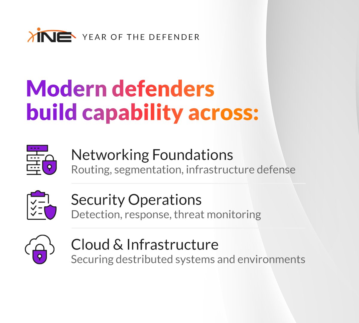 SecurityTube's tweet photo. Modern defenders need skills across domains, from cloud and infrastructure to security operations and offensive awareness. Cross-skill readiness is now the standard.
Explore training π https://t.co/5cBZ0Bnpzb
#YearOfTheDefender #CyberSecurity https://t.co/D7RtsU5KR1