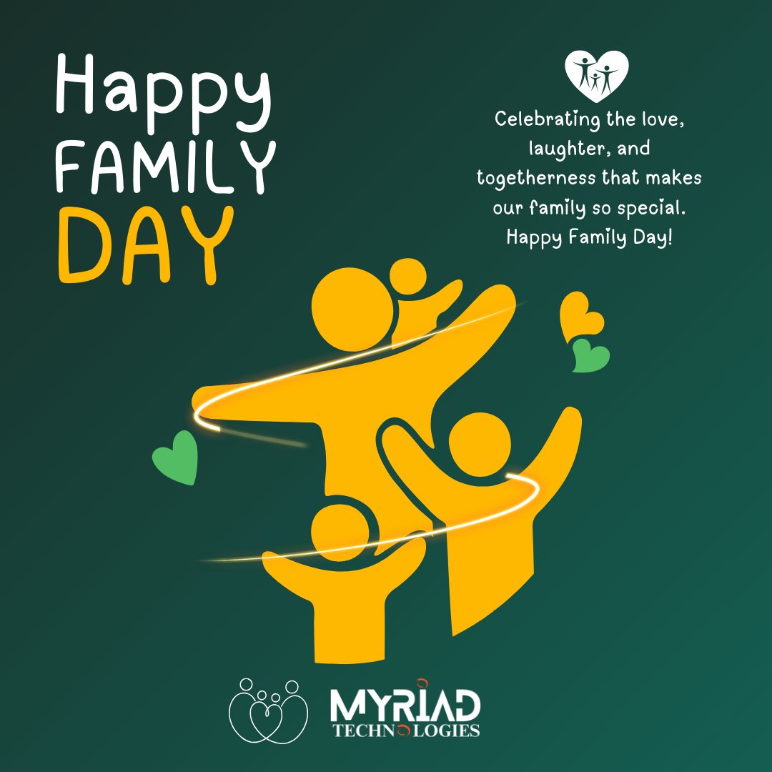 Celebrating the bond that keeps us strong and happy. Happy Family Day