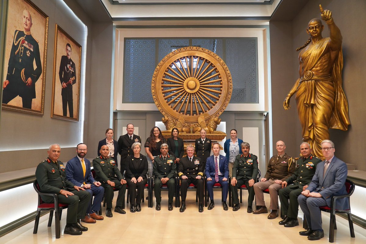 US ambassador Sergio Gor, with Indo Pacific Commander Admiral Paparo at Western Command of the Indian Army, hosted by Lieutenant General Manoj Kumar Katiyar.

The command deals with border areas with Pakistan, along with other western regions.