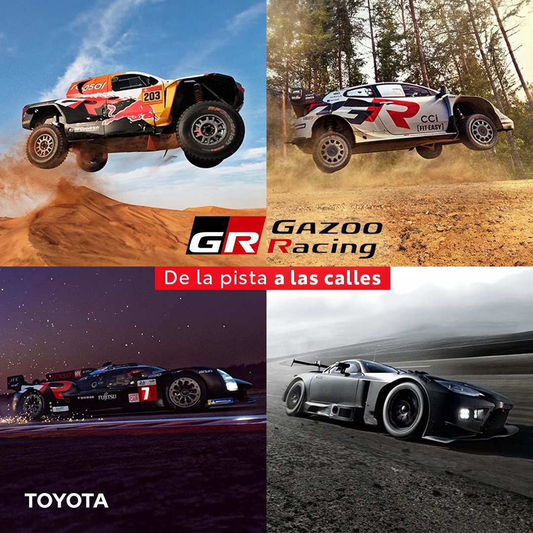 En TOYOTA GAZOO Racing se compite para mejorar. La pista es donde se aprende para llevar el conocimiento a nuestros vehículos.
¿Qué tan fan eres? 🏎️