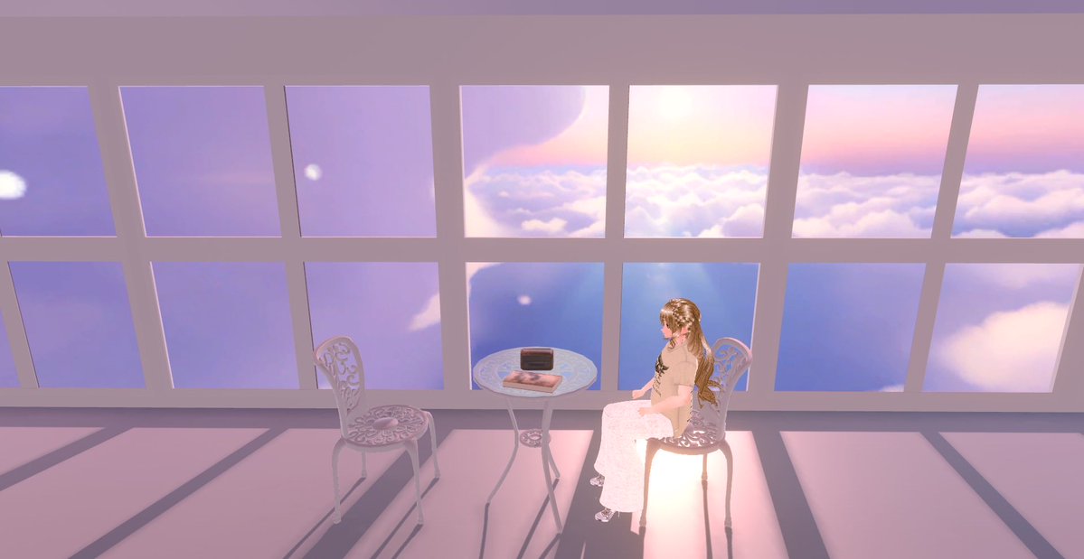 美しい眺めのお部屋からワープして別空間に入ってイメージ膨らます楽しい旅💓Marin旅の始まり思い出した😊✨久しぶりに飛んで来たむぎさんのお部屋から明日も楽しい旅になりますようにおやすみなさい⭐️

EVENING ROOM
cluster.mu/w/bac93ce5-484…

cluster.mu/w/4c961b7e-395…

#マリン旅　#cluster