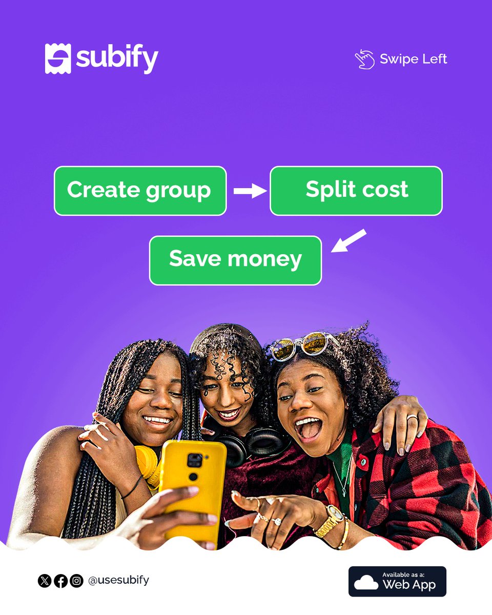 Shared subscriptions… risky?

Not when it’s organized properly.

Subify helps you split costs transparently and manage group subscriptions in one place!

Looking for a more affordable way to access streaming or productivity tools together?

Learn more: usesubify.com