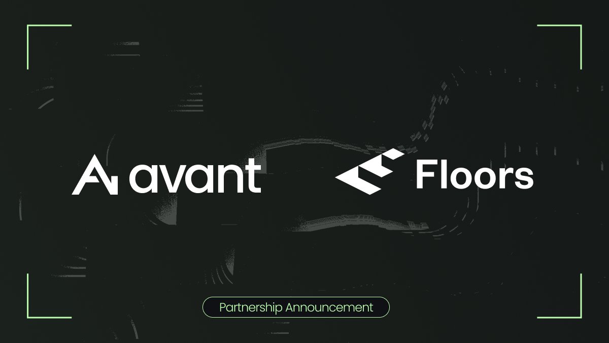Floors X Avant 

Excited to announce our partnership with <a href="/avantprotocol/">Avant</a>   

We're exploring bringing Avant's market-neutral yield strategies to assets with floor prices. Stay tuned 🪜
