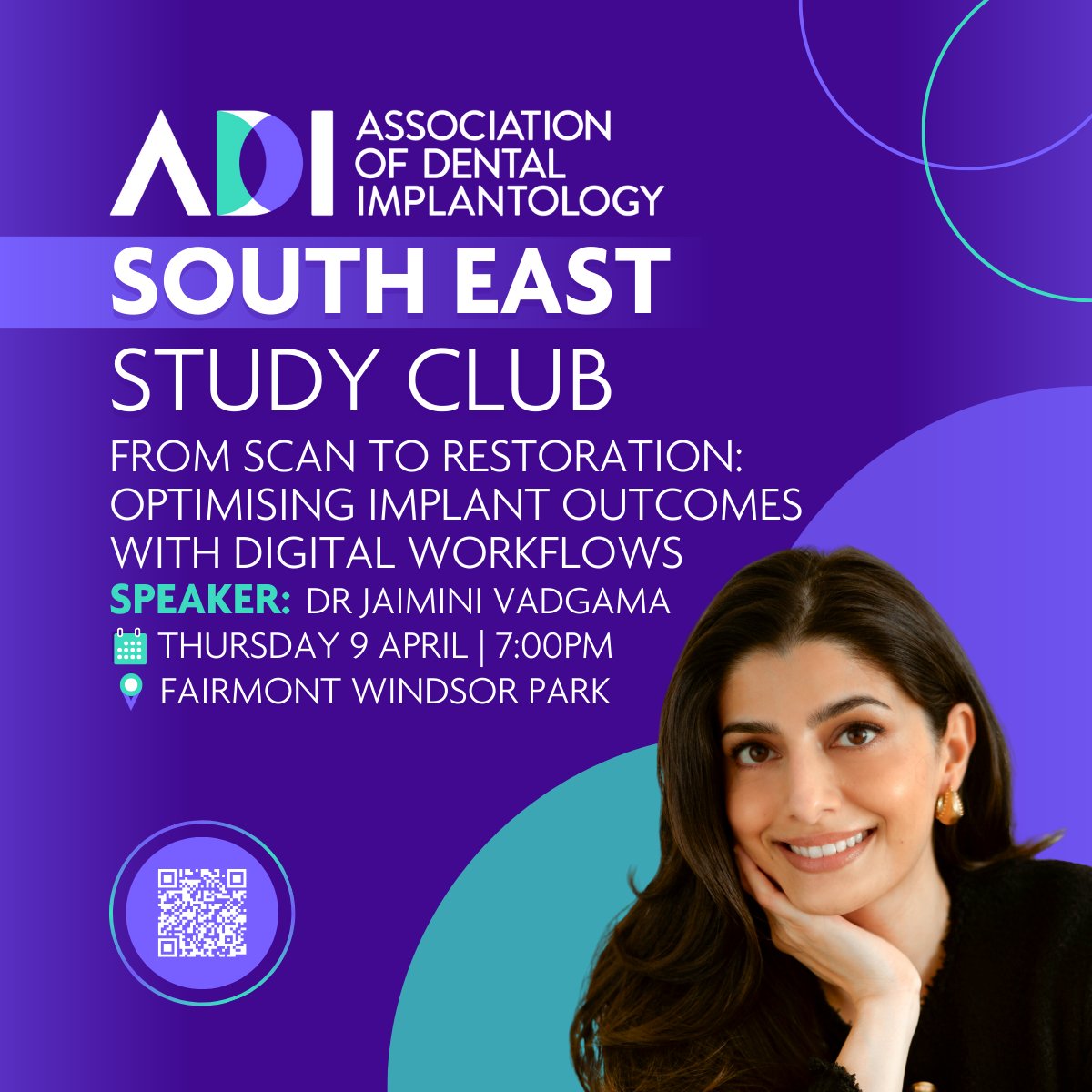 ADI_dental's tweet image. On 9 April, the South East Study Club welcomes you to Fairmont Windsor Park for an evening of implant education with Dr Jaimini Vadgama &amp;amp; host Dr Manraj Kalsi. Explore #digitalworkflows that boost predictability, efficiency &amp;amp; aesthetics.
ow.ly/g1ie50YegQ0
#DigitalDentistry