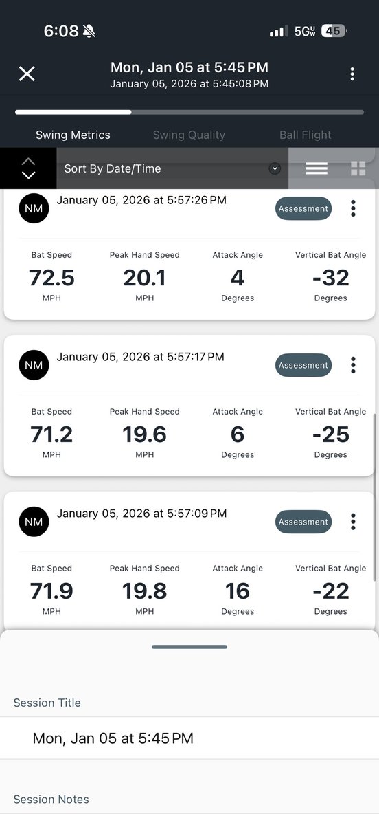 N_Motl_Baseball's tweet photo. First hit in the first ab of the regular season. Also some blast numbers from @drivelinebaseball 

#uncommitted #uncommited2026 #drivelinebaseball https://t.co/aJJtGxGUkL